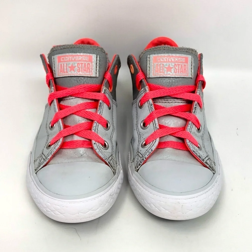 Converse Chuck Taylor All Star Leather Low top Sneakers Neon Junior size 2